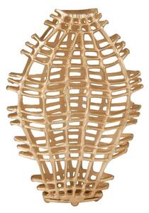 Zlatá váza Koral Gold S - 40 * 13 * 64 cm - J-Line by Jolipa