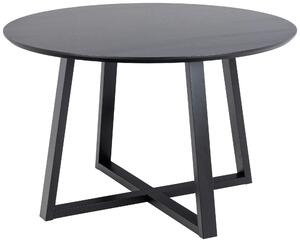 JEDÁLENSKÝ STÔL, dub, čierna, 120/75 cm P & B - Stoly, Online Only