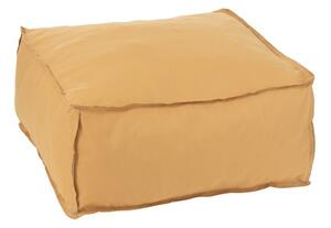 Žltý sedák / puf Hassock- 60 * 60 * 28 cm - J-Line by Jolipa