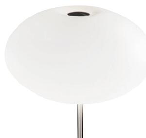 Casablanca Aih stolná lampa, Ø 28 cm biela matná