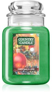 Country Candle Christmas Is Here vonná sviečka 680 g