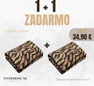 Celoročný paplón Safari 140×200 cm – 1+1 ZADARMO