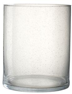 Oválny sklenený svietnik - 22 * ​​22 * ​​26,5 cm - J-Line by Jolipa