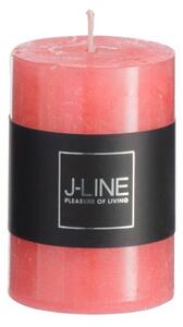 Červená sviečka Watermelon S valec - Ø 5 * 7,5 cm / 18h - J-Line by Jolipa