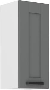 Lionel horná skrinka 30cm, siva/biela