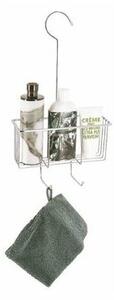 Compactor Závesný košík do sprchy s háčikom Keep, 22,4 x 8,5 x 39,5 cm