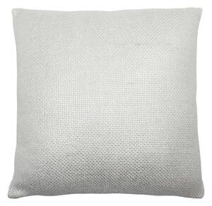 Krémový vankúš so striebornou patinou Gypsy - 45 * 10 * 45cm - Mars & More