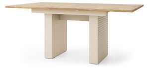 Rozkladací jedálenský stôl Tyla 140-185x90 - kašmír