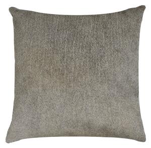 Vankúš z hovädzej kože - sivá - 45 * 45 * 5cm - Mars & More