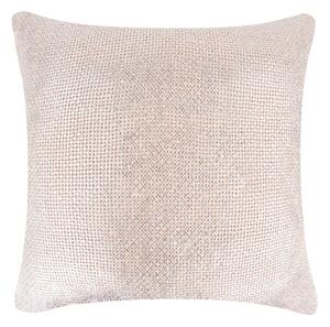 Ružový vankúš so striebornou patinou Gypsy - 45 * 10 * 45cm - Mars & More