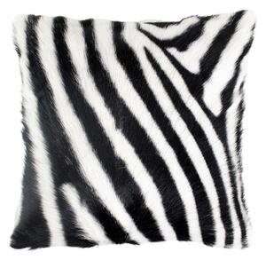 Kožený vankúš dekor zebra - 40 * 40 * 10cm - Mars & More