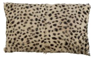 Obdĺžnikový vankúš Leopard z kozej kože - 50 * 30 * 10cm - Mars & More