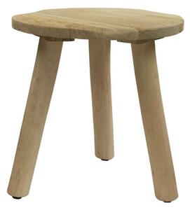 Okrúhly eukalyptový stolík - Ø 32 * 36cm - Mars & More