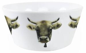 Porcelánová miska s motívom švajčiarskej kravy - 13.5 * 13.5 * 7.5cm - Mars & More