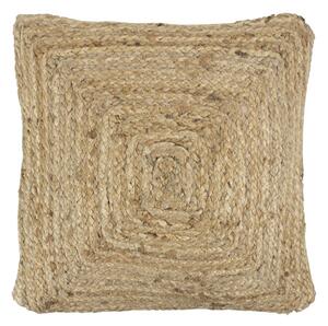 Štvorcový prírodné jutové vankúš Valentia - 45 * 45 * 10cm - Mars & More
