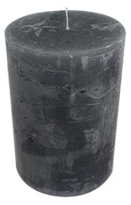 Tmavo šedá nevonná sviečka XXL valec - Ø10 * 20cm - Mars & More