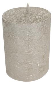 Metalická sviečka Champagne - Ø10 * 20cm - Mars & More