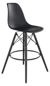 TEMPO Barová stolička, čierna, CARBRY NEW