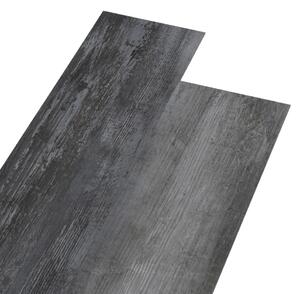 Nesamolepiace podlahové dosky, PVC 4,46 m² 3 mm, lesklé sivé