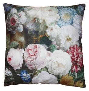 Zamatový povlak na vankúš s rozkvitnutými kvetmi Manon - 45 * 45 cm - Clayre & Eef
