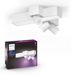 Philips HUE 50608/31/P7 Centris 3-spot stropné bodové LED svietidlo/spot 3xGU10 5.7W+25W/3050lm 2000-6500K biela Bluetooth
