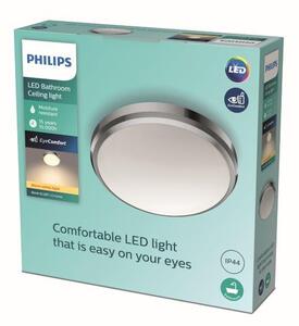 Philips Doris LED CL257 Stropné svietidlo do kúpeľne kruhové 6W/600lm 220mm 2700K IP44 chróm