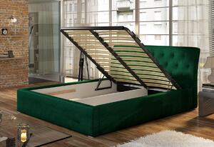 Manželská posteľ NEAPOL + rošt, 160x200, soft 17