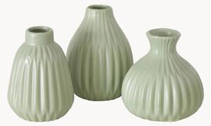 Súprava malých váz z porcelánu Esko, 3 diely