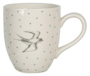 Keramický hrnček Swallow Sky - 11 * 8 * 9 cm / 0.3l - Clayre & Eef