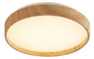 Rabalux 6580 LED stropné svietidlo Leana 1x12W | 700lm | 3000K- hviezdny efekt, biela, imitácia dreva