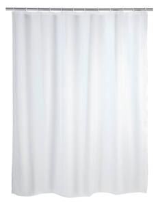 Biely sprchový záves Wenko Simpler, 180 x 200 cm