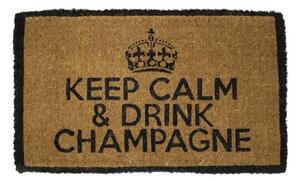 Rohožka z kokosových vlákien Drink Champagne - 75 * 45 * 4cm - Mars & More