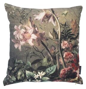 Zamatový vankúš rozkvitnuté kvety Flowers 3 - 45 * 45 * 15cm - Mars & More
