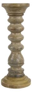 Drevený svietnik Manu z mangového dreva M - 11 * 11 * 30cm - Mars & More