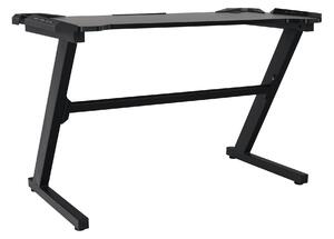 KONDELA PC stôl/herný stôl, čierna, JADIS