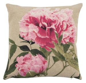 Gobelínový vankúš s kvetmi ruže Rose I - 45 * 15 * 45cm - Mars & More