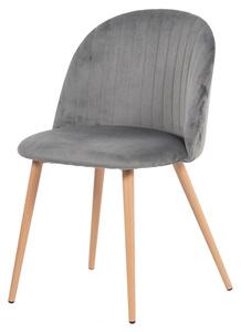 Jedálenská stolička KAISA dub/sivá