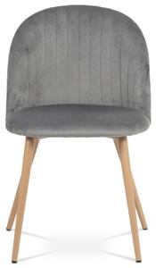 Jedálenská stolička KAISA dub/sivá