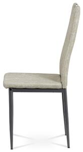 Jedálenská stolička OLINA sivá/antracit