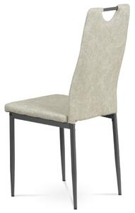 Jedálenská stolička OLINA sivá/antracit