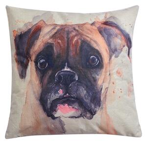 Dekoračný vankúš s výplňou Buldog - 43 * 43 cm - Clayre & Eef