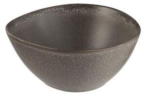 Šedo-hnedá miska Louise taupe - 15 * 15 * 6cm - J-Line by Jolipa