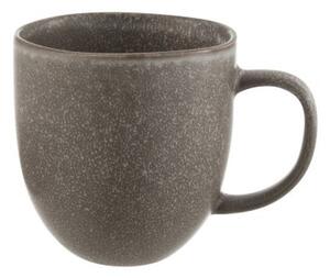 Šedo-hnedý keramický hrnček Louise taupe - 13 * 8,5 * 10cm - J-Line by Jolipa