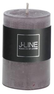Šedá sviečka Granite valec S - Ø 5 * 7,5 cm / 18h - J-Line by Jolipa