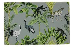 Šedá rohožka s motívom džungle Jungle grey - 75 * 50 * 1cm - Mars & More