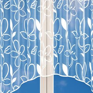 Hotová žakárová záclona TINA - balkónový komplet