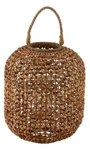 Veľká lampáš z vodného hyacintu Lena L - Ø 46,5 * 56 cm - J-Line by Jolipa