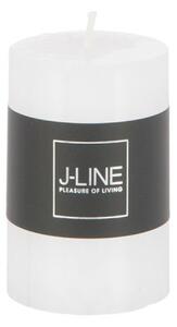 Biela sviečka White valec S - Ø 5 * 7,5 cm / 18h - J-Line by Jolipa