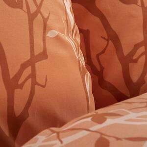 Bavlnené posteľné obliečky PATRICIA oranžové predĺžená dĺžka