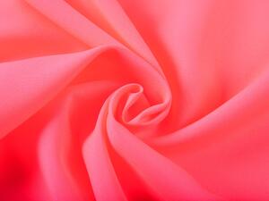 Dekoračná jednofarebná látka Rongo RG-046 Neónovo ružová - šírka 150 cm